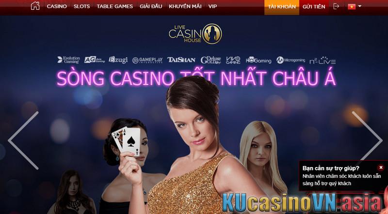 bắt giữ Live Casino House