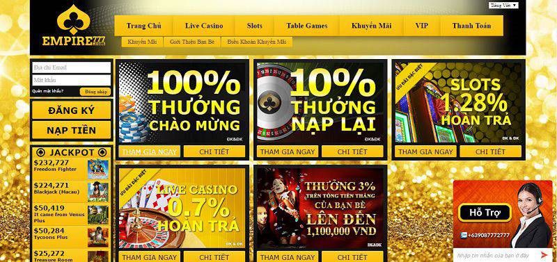 Hướng dẫn đăng nhập Empire777 đơn giản