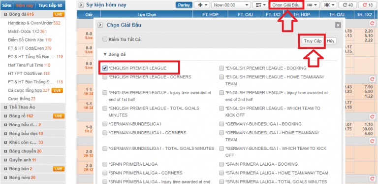 chơi cá cược bóng đá trong sòng bạc dubai 
