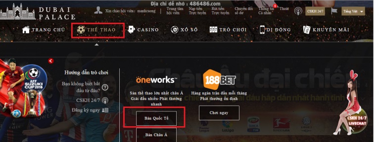 Hướng dẫn chi tiết cá độ bóng đá tại Dubai casino