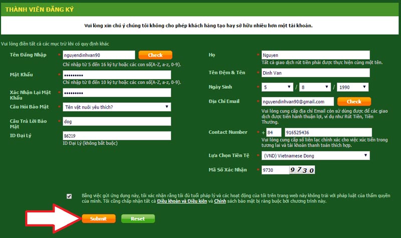 hướng dẫn đăng ký tài khoản happy8