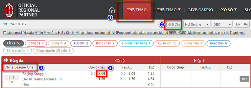 chọn trận đấu cá cược vwin
