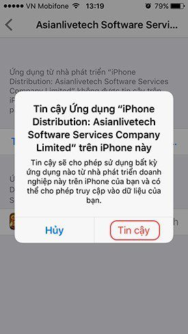 Ứng dụng di động tiện lợi Vegas Casino