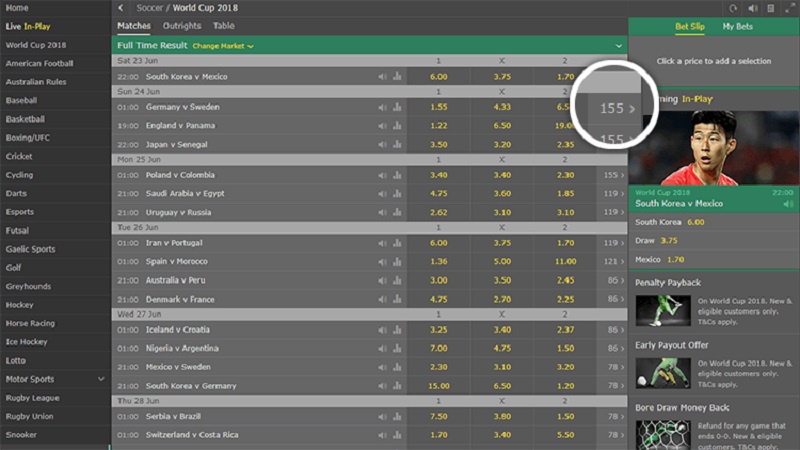 hướng dẫn cách cá độ bóng đá tại nhà cái bet365