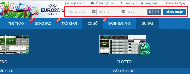 Đăng nhập vào tài khoản của bạn trên CMD368