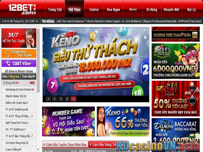 Hướng dẫn nạp tiền 12Bet dễ dàng