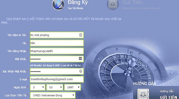 Cách đăng ký tài khoản tại nhà cái w88