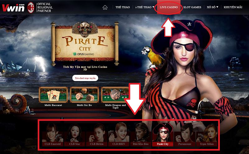 chọn một bàn chơi baccarat 