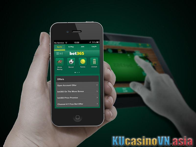 ứng dụng di động Bet365