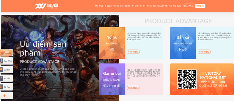 Nhà cái đưa ra các chính sách trò chơi