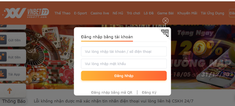 Thiết lập quy trình đăng nhập cơ bản