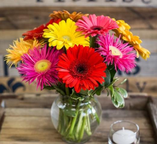 Cách cắm hoa đồng tiền trên bàn thờ ngày tết