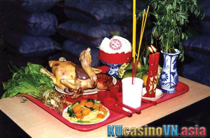 Mâm cỗ cúng giao thừa