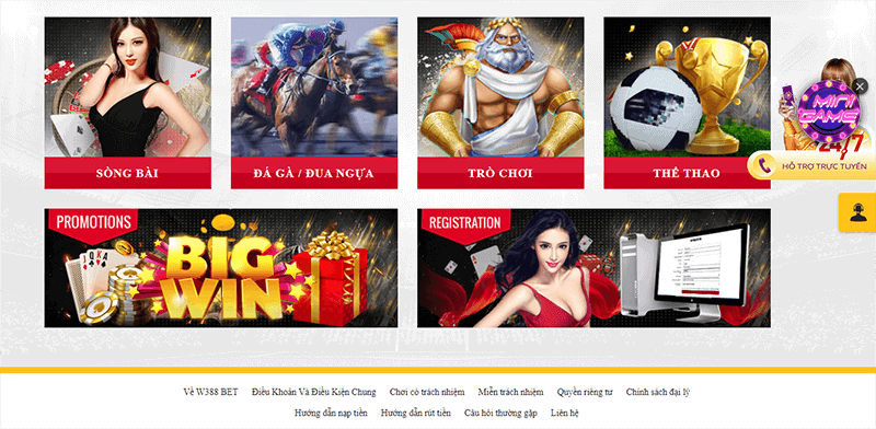 W388 kho game khổng lồ