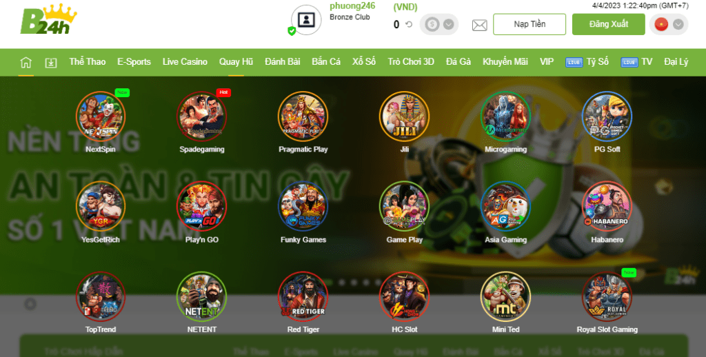 Ưu điểm tạo <span class='marker'>buộc phải</span> sự <span class='marker'>hoàn hảo</span> của cổng game B24h