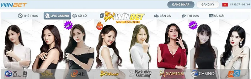 trực tiếp casino