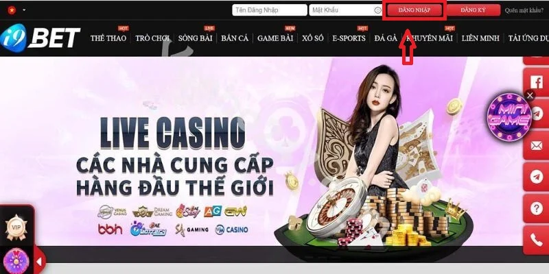 Điểm danh mỗi ngày để nhận thưởng từ I9bet