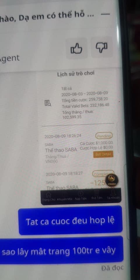 đặng chat lừa đảo của cskh