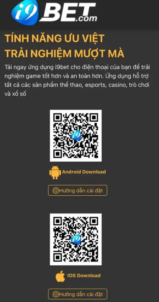 Chọn tải I9bet81 IOS