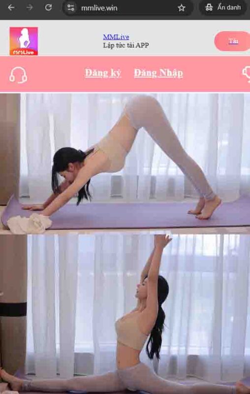 hot gymer : Huyền Dior idol MMlive